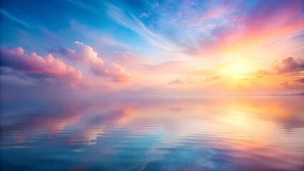 Obraz premium Ethereal Hues: A Symphony of Soft Gradients generative AI