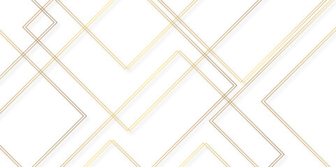 golden and white vector futuristic tech glow and shinning line simple modern abstract background. Modern lines pattern futuristic technology concept banner for cover, poster, presentation.