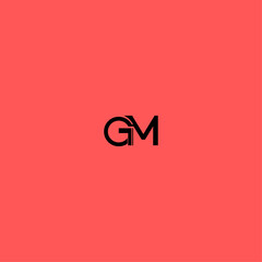 GM logo, love, heart, vector, card, design, symbol, business, illustration, sign, valentine, holiday, day, icon, sale, text, art, label, word, paper, concept, tag, button, red, romance, web