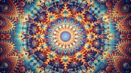 Fractal Glitch Tapestry: A Kaleidoscope of Digital Chaos  AI Generated
