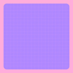 ピンク色のフレームに薄いグリッドの背景素材 - ポップでかわいいデザインの正方形のテンプレート