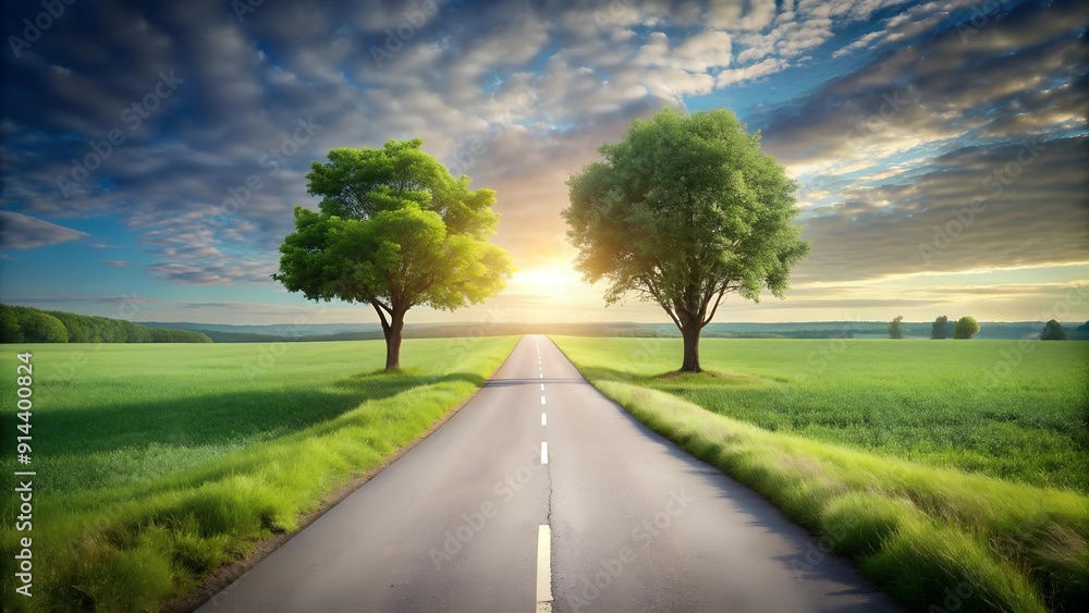 Poster the fork in the road: divergent business strategies visualized generative ai