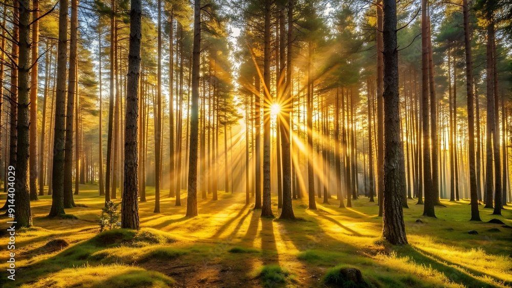 Poster whispers of the ancient pines: a glimpse into the heart of canencia generative ai