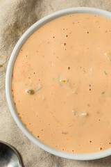 Spicy Homemade Burger Sauce with Pickle