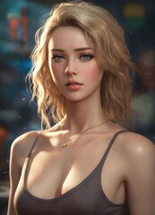 portrait of a beautiful girl