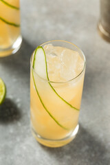 Cold Boozy English Garden Cocktail