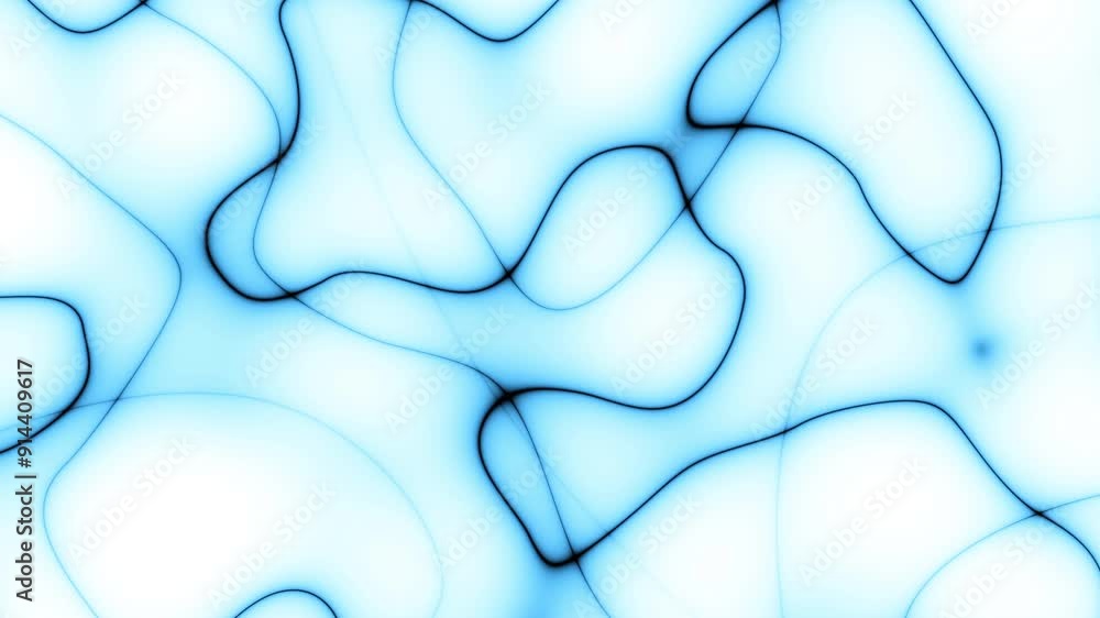 Poster abstract white background with wavy lines motion. flat lay layout with geometric shapes