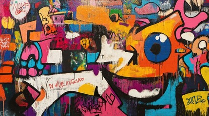 graffiti on the wall © nadya