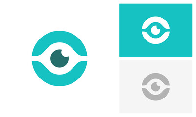 Eye, vision logo design