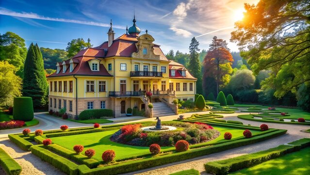 Villa Grock: A Whimsical Wonderland  Generative AI