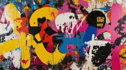 graffiti on the wall