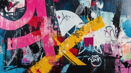Fototapeta premium graffiti on the wall