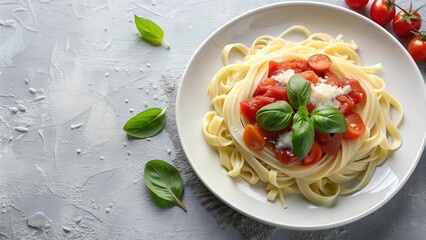 A Feast of Freshness: Rondelli Pasta on a Rustic Plate  AI generated