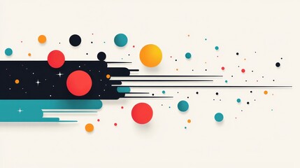 Obraz premium Diagram explaining the principles of quantum mechanics, using visual metaphors and simple explanations to make complex concepts accessible.