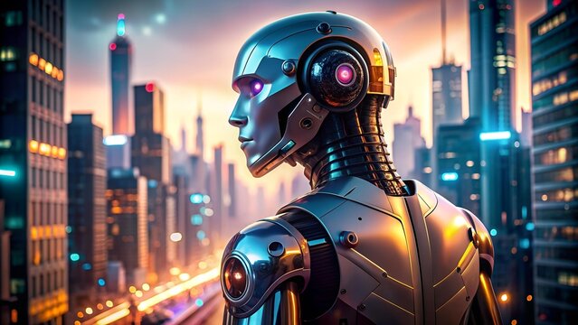 The Machine's Gaze: A Portrait of Artificial Intelligence  AI Generated