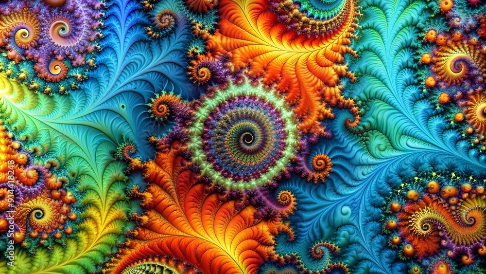 Poster a tapestry of infinite recursion: exploring the fractal mandelbrot set generative ai