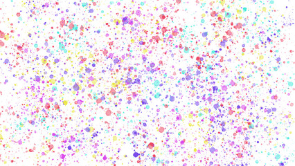 a colorful splattered background