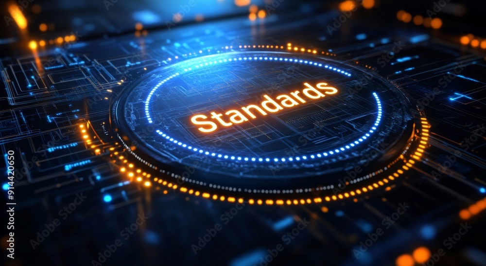 Poster implementing business standards leads to enhanced product and service quality.