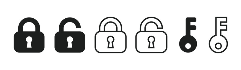 Key Icons.cons related to privacy protection