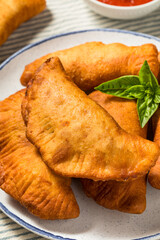 Homemade Italian Panzerotti Pizza Calzone