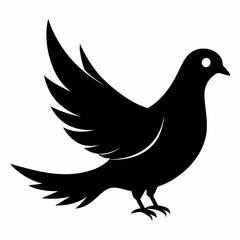 Dove Black silhouette