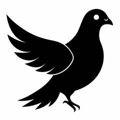 Dove Black silhouette