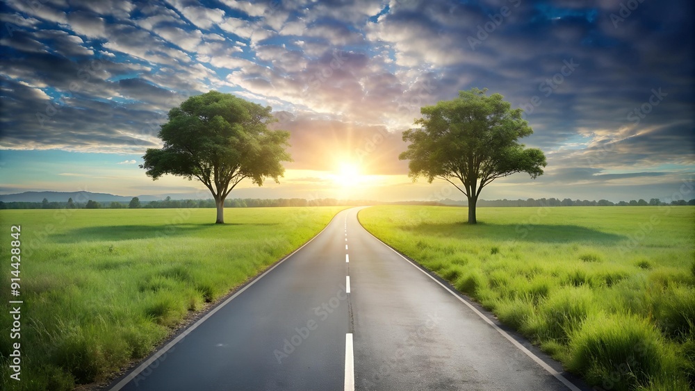 Poster the fork in the road: divergent business strategies visualized generative ai
