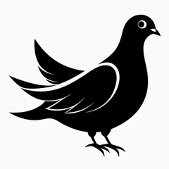Dove Black silhouette