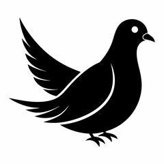Dove Black silhouette