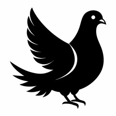 Dove Black silhouette