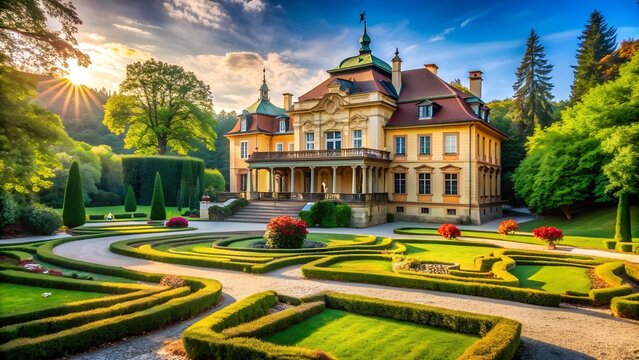 Villa Grock: A Whimsical Wonderland  Generative AI