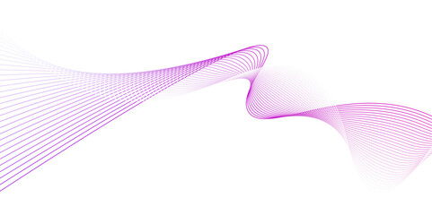Fototapeta premium abstract vector pink wave melody lines,Suit for poster, flyer, banner,Abstract vector pink wave melody lines on white background.pink shade line art vector,