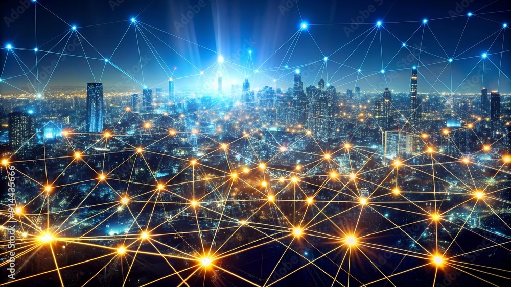 Poster interwoven threads of the digital world generative ai