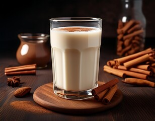 rico y fresco vaso de horchata