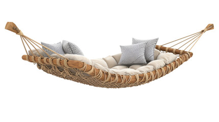 Fototapeta premium Hammock on transparent background 