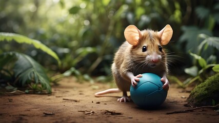 Mouse with ball