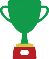 new stylish trophy icon design