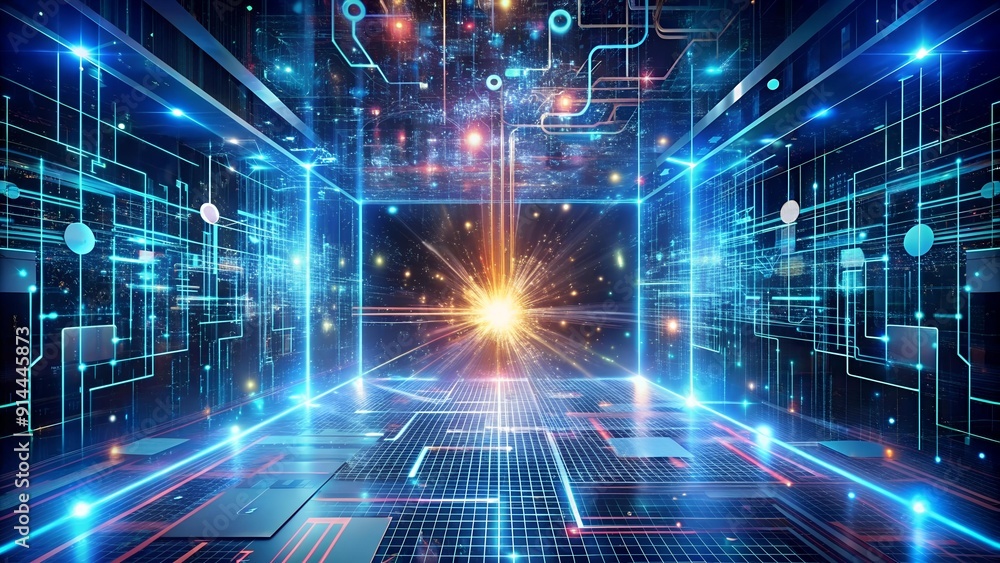 Aufkleber the symphony of code: a tapestry of ai and vr generative ai