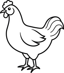 hen and chicken ,   Chicken Silhouette