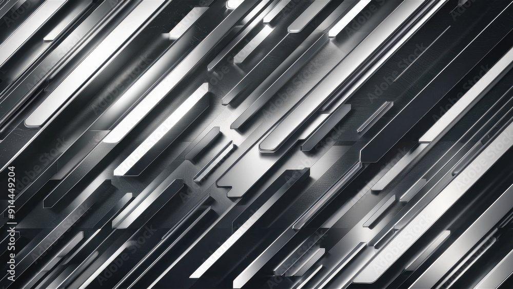 Aufkleber abstract light pattern featuring a gradient of gray white and silver with a soft metallic texture mo