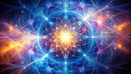 Obraz premium An abstract representation of the energy of mystical realms , energy, mystical, otherworldly, ethereal, spiritual