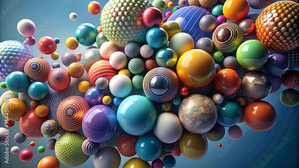 Poster a symphony of spheres: exploring number relationships through geometric forms generative ai