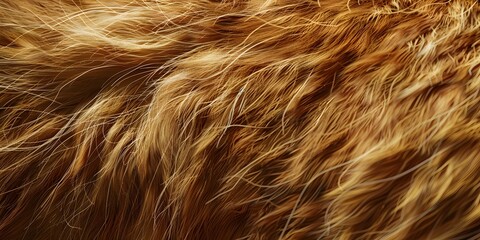 Naklejka premium Fine Details of Animal Fur in Natural Close-Up