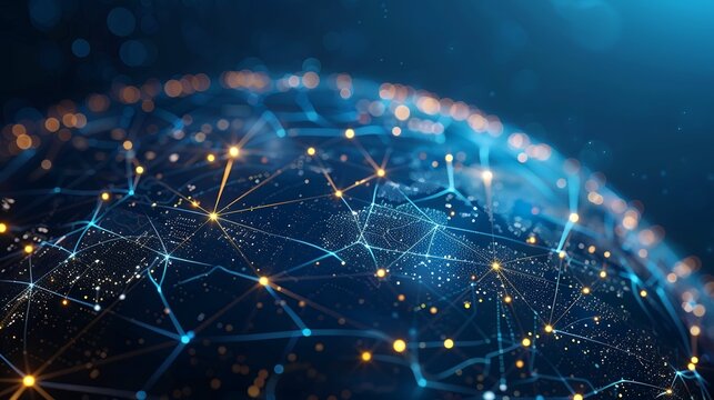 5G mobile telecommunication network for high speed wireless data connection to internet from smartphones, fifth generation radio wave communication technology.