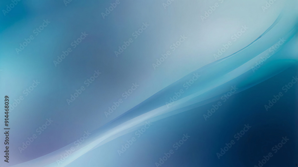 Poster blurred background with a gradient of blue tones