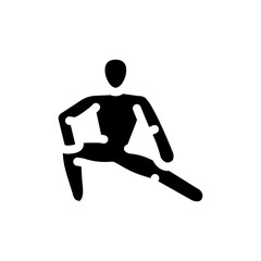 concentration curls fitness exercise arm glyph icon vector. concentration curls fitness exercise arm sign. isolated symbol illustration