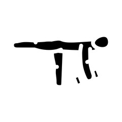 reverse curls fitness exercise arm glyph icon vector. reverse curls fitness exercise arm sign. isolated symbol illustration