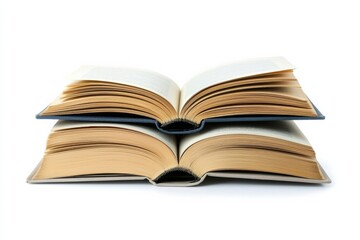 Fototapeta premium Books Collection on Isolated white background created with generative ai