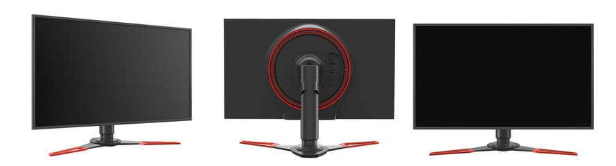 A sleek and stylish gaming monitor that features adjustable functionalities designed for the best viewing experience © Vasyl Onyskiv