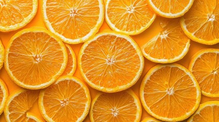 Fototapeta premium Orange Slices Close-Up